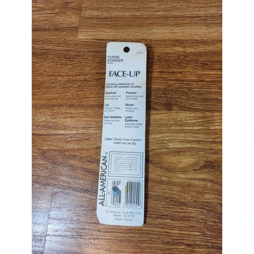 Vintage Face-up Purse Powder Brush NWT